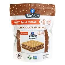 Rip Van Wafers Chocolate Hazelnut, 24 Count, 0.78 oz Each  1673919  #104229
