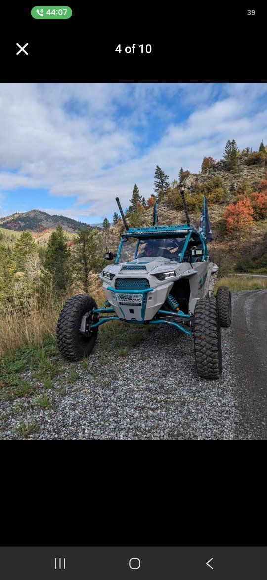 2018 Polaris RZR 1000 turbo 4-Seater UTV Side-by-Side - Custom Teal Accents