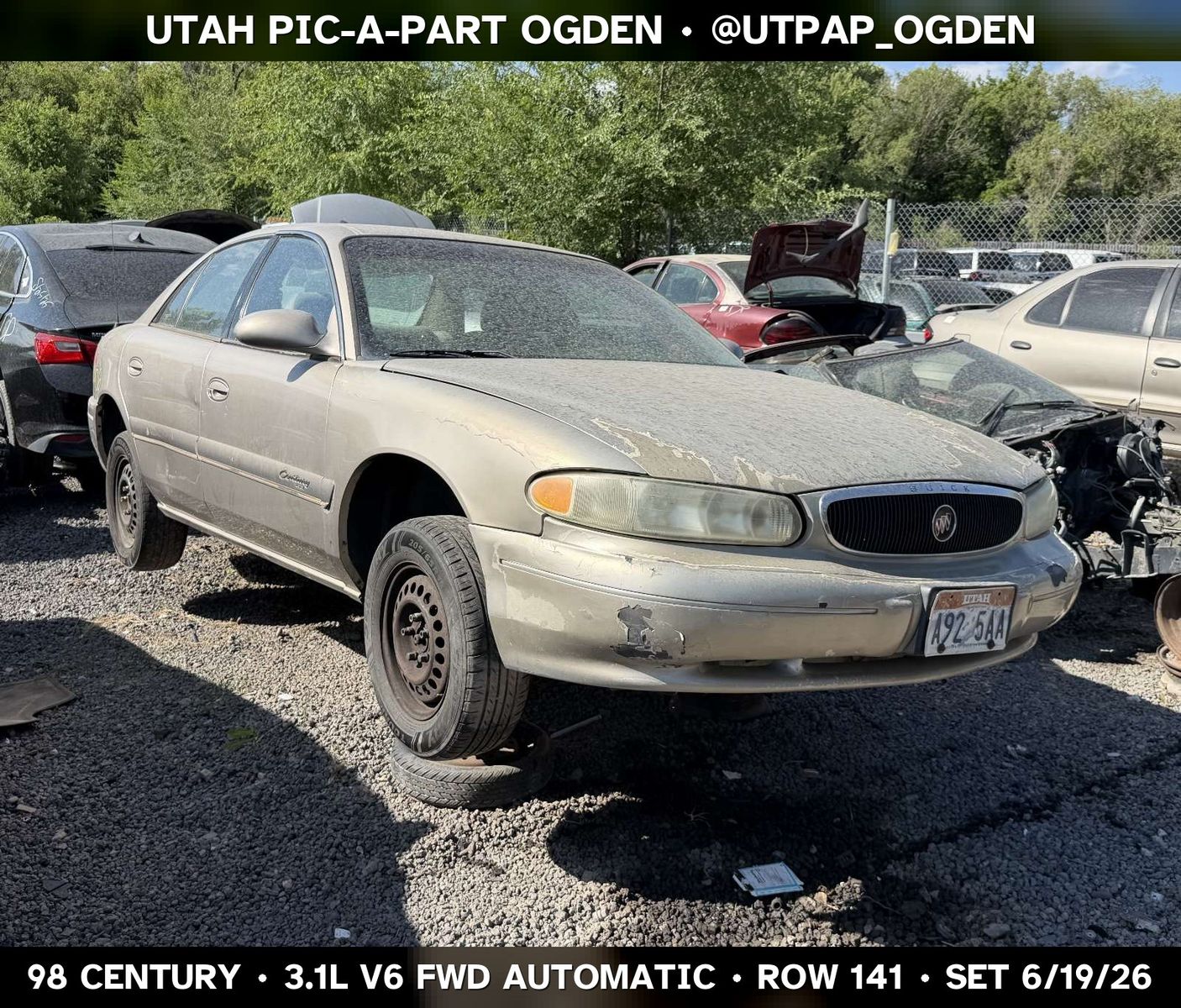 1998 Buick Century Parts - UTPAP Ogden