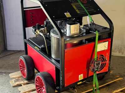 TUFF TECHNIK 4000 PSI Mobile Industrial Gas-Powered Pressure Washer with Hot Water Burner HQ2815 (New Other, Cosmetic Damaged)