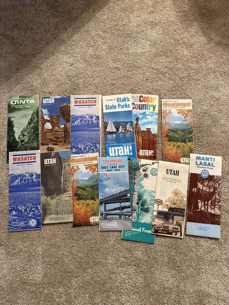 old Collection Of Utah Maps.