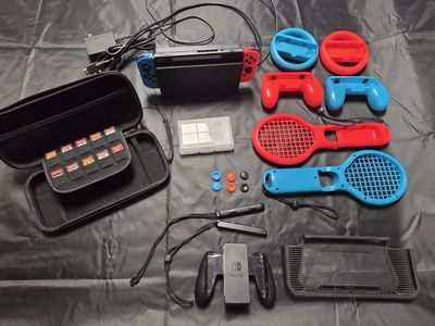 Nintendo Switch + Accessories + Games