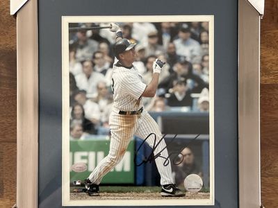 16x13 Autograph New York Yankees Alex Rodriguez A-Rod Signed Framed 8x10 Photo 500 Home Run Club MLB Baseball