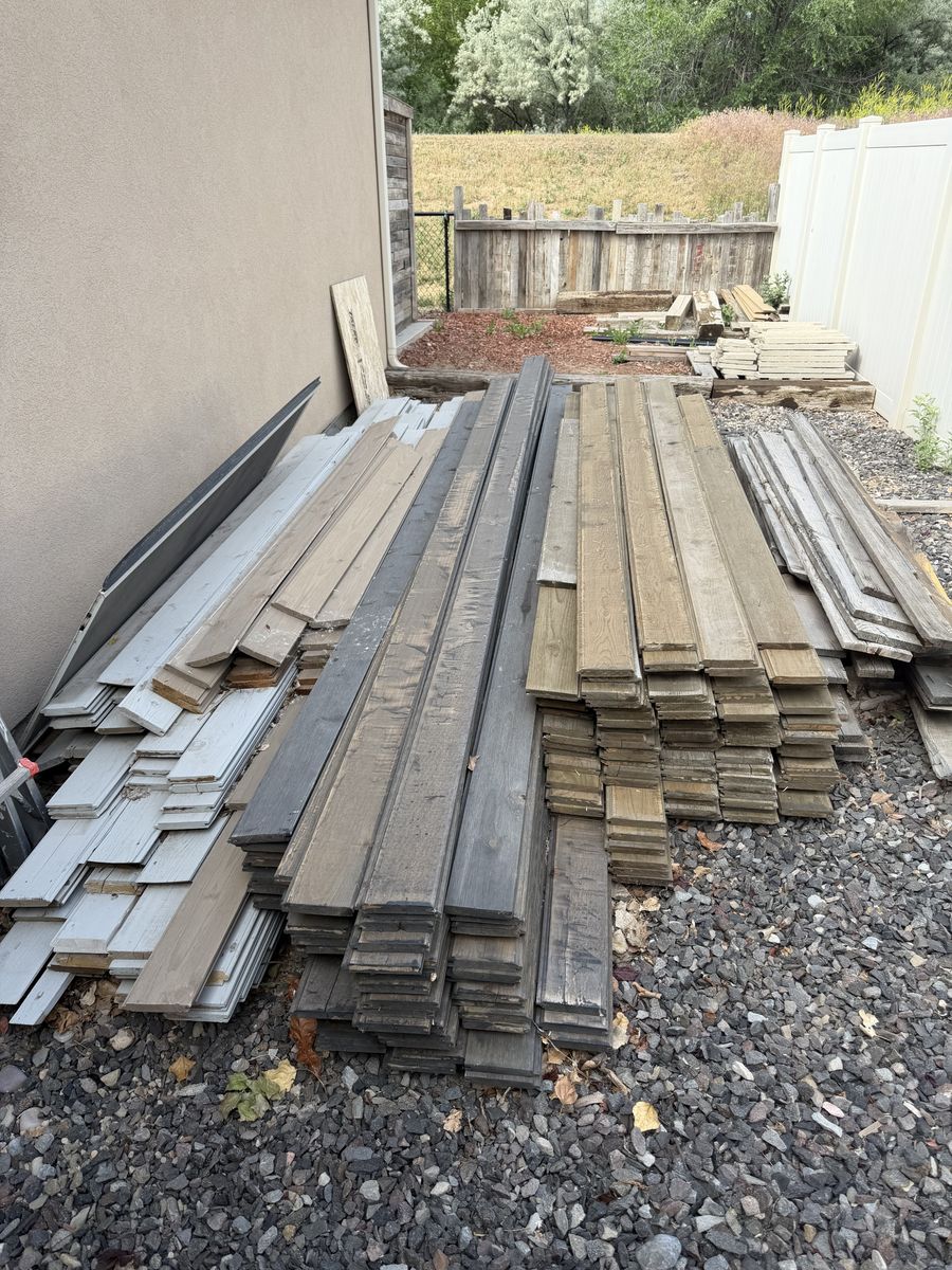 Wood siding