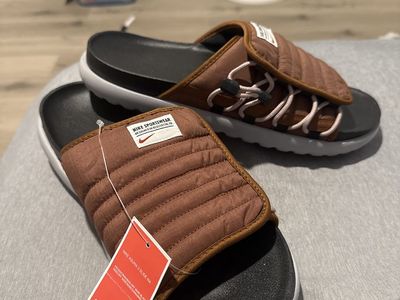 Nike Asuna 2 Slide NA Pecan/Cinnabar Size 13 Men's New