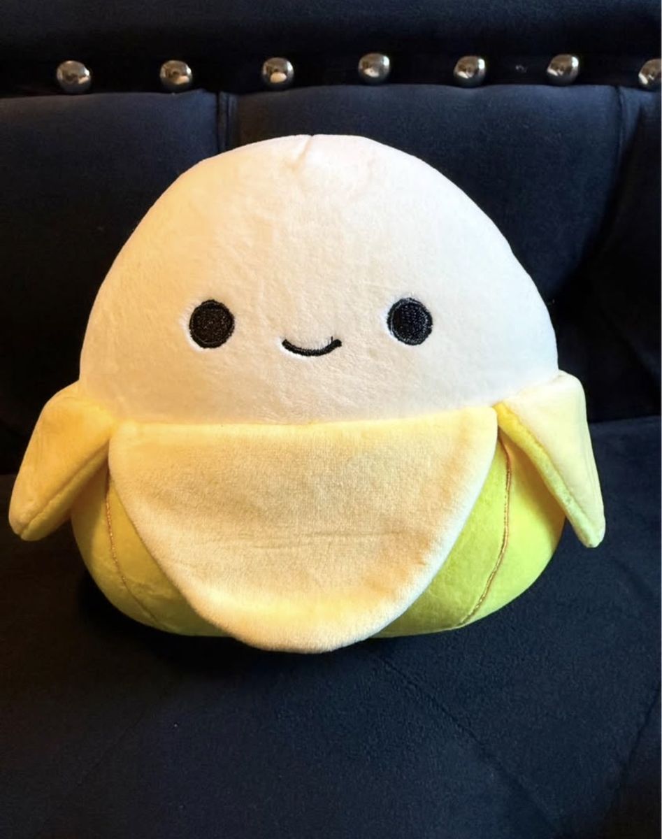 Banana Squishmallow Plush – Super Soft & Cute