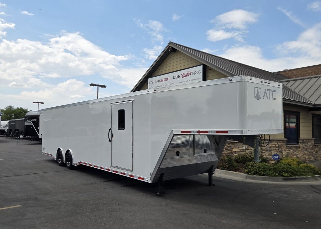 2026 ATC Trailers 8x40 8.5x40 ATC Rom 700G Gooseneck Enclosed Car Hauler Cargo New