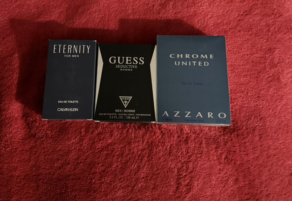 Cologne Parfum Bundle 3 Bottles