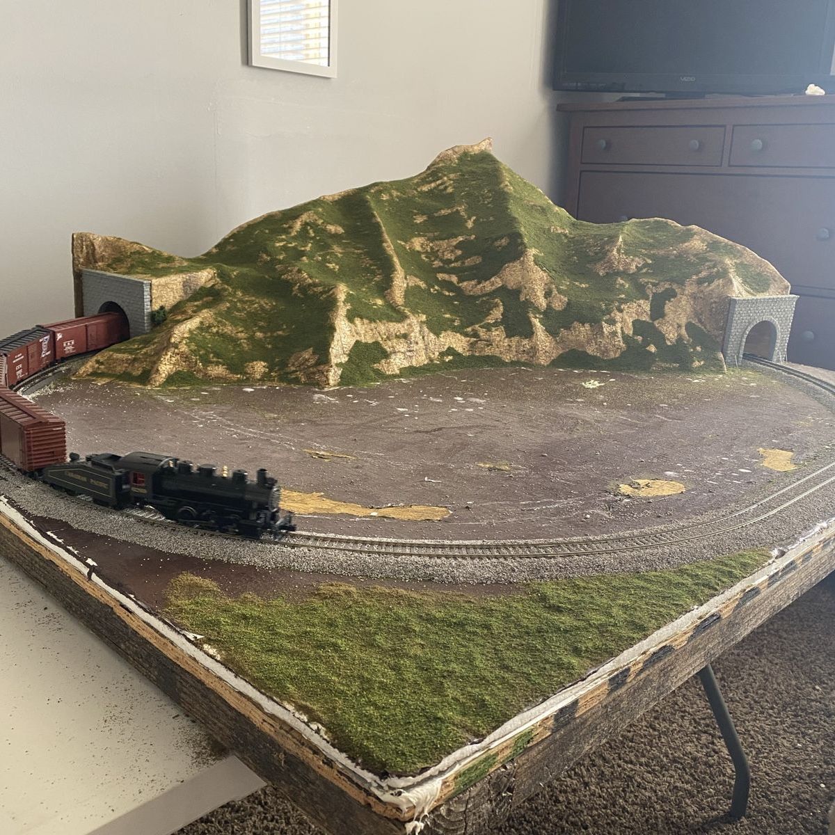 HO Scale Train Lot and Layout