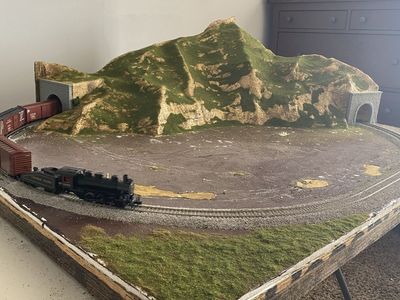 HO Scale Train Lot and Layout