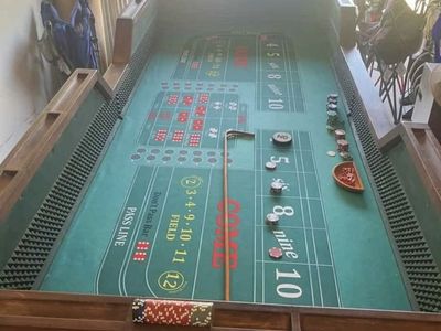 casino style craps table