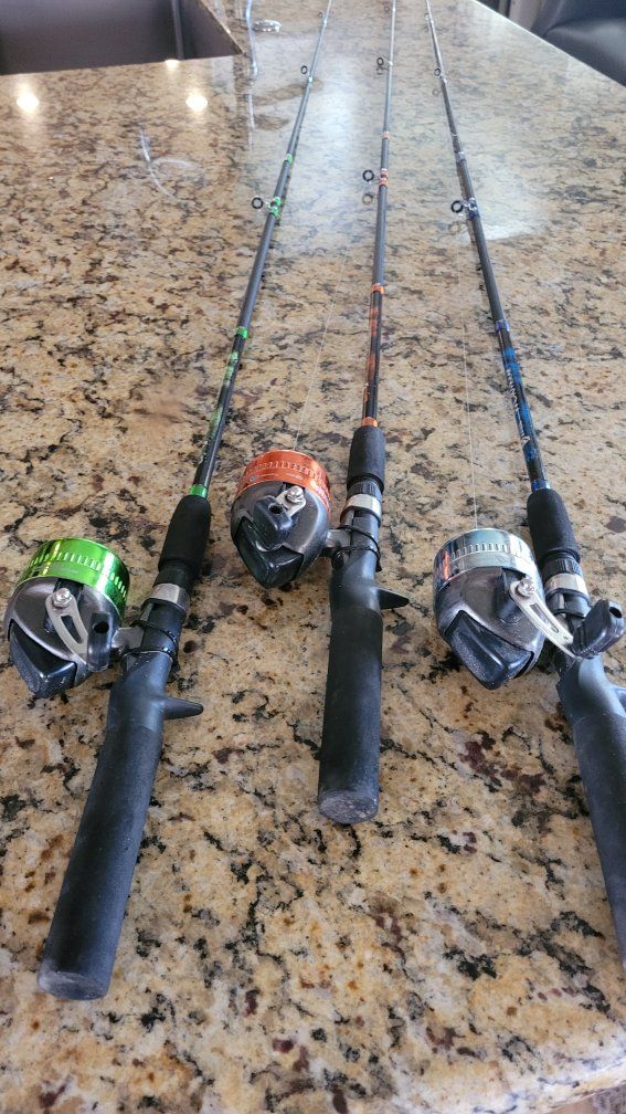 South Bend Worm gear fishing poles