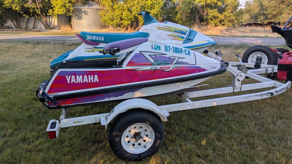 Yamaha WaveRunner Personal Watercraft PWC with Yacht Club Trailer