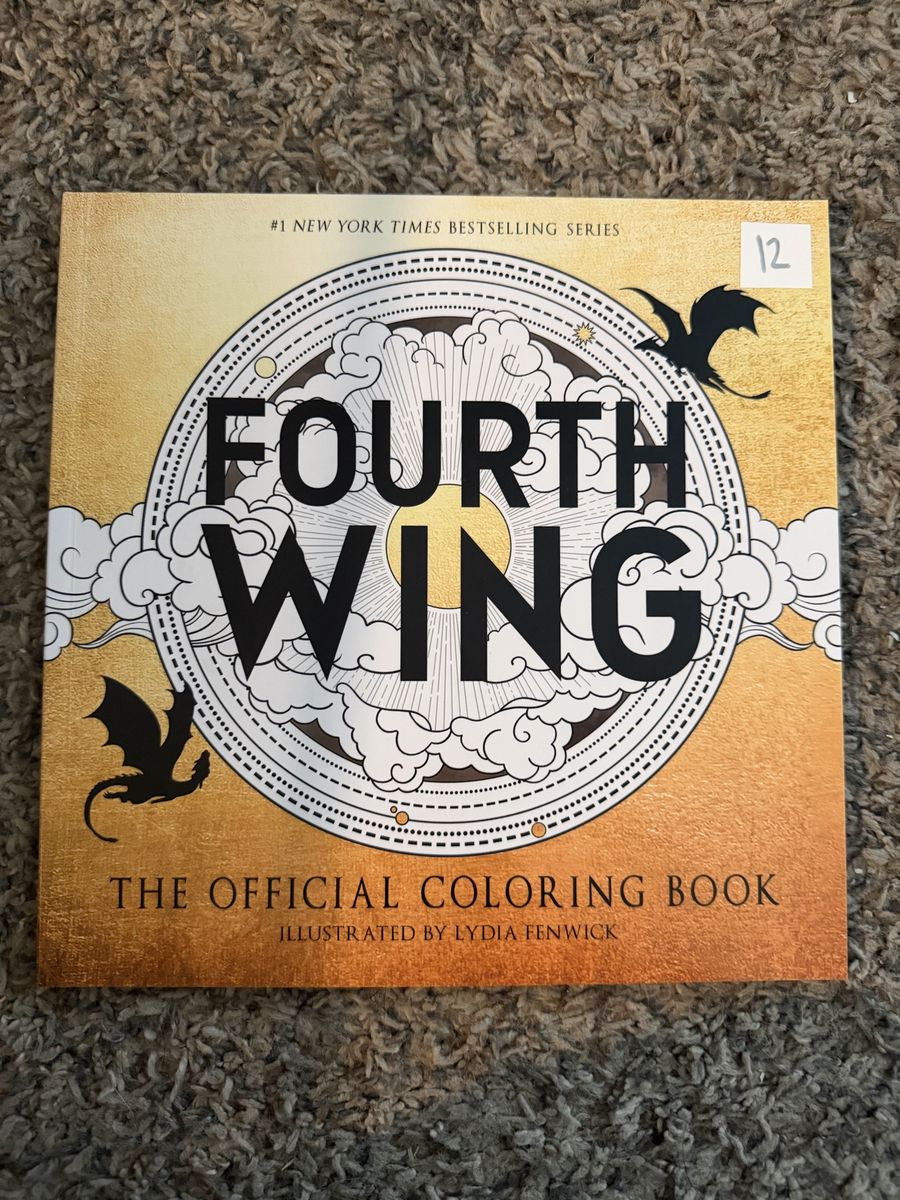 Fourth Wing: The Official Coloring Book - Empyrean Series by Lydia Fenwick