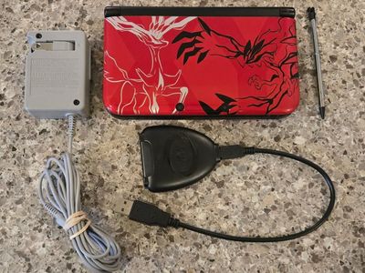 Nintendo PokeMon Xerneas + Yveltal Red Edition 3ds Xl with charger! Trades considered!