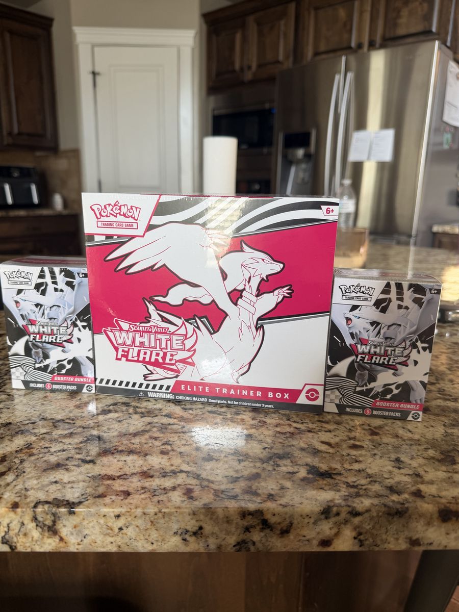 Sealed Scarlet & Violet White Flare Pokemon TCG