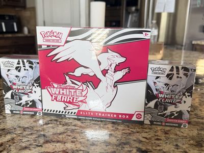 Sealed Scarlet & Violet White Flare Pokemon TCG