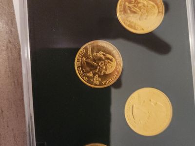 2006 gold plated state quarters uncirclated