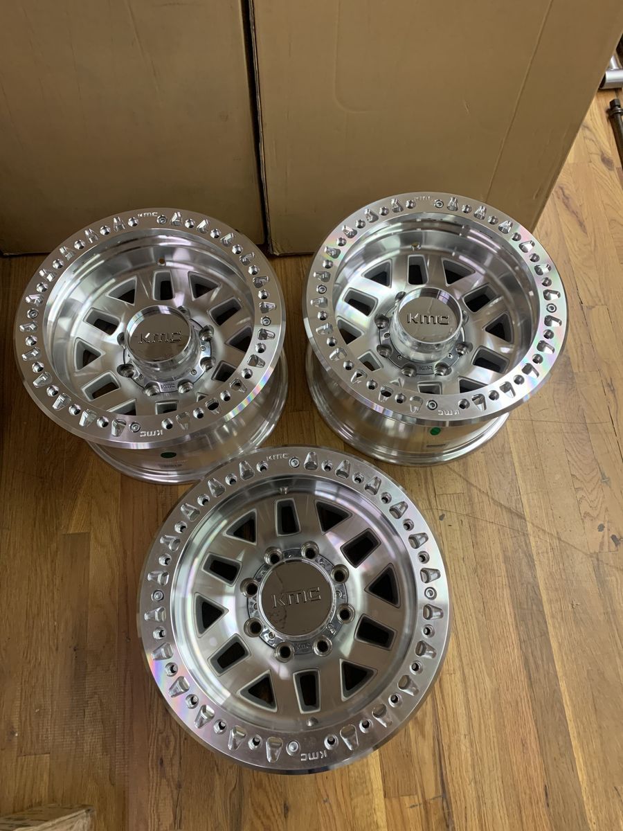 KMC Machined KM229 Machete Crawl Beadlock Wheel 17x9 -38 8x170 KM22979087538N Ford Power Stroke 6.0 6.7 7.0