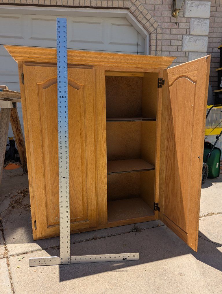 Oak Wood Wall Cabinet