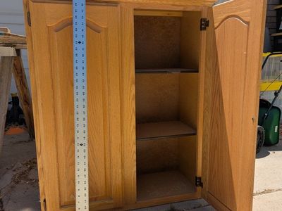 Oak Wood Wall Cabinet