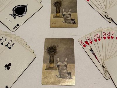 Vintage Cats Meow Playing Cards 1981 Complete Deck