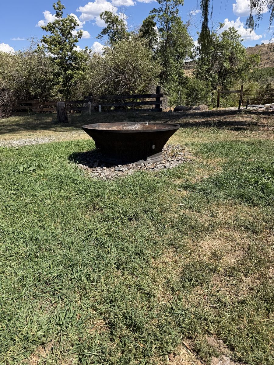 Rock Crusher Fire Pit Barrel