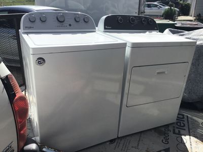 Whirlpool Super capacity White Top Load Washer & Electric Dryer Set - includes free delivery!