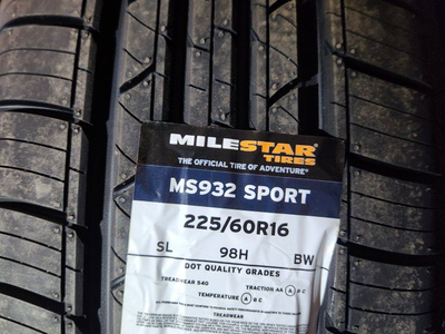 225/60r16 milestar ms932 sport
