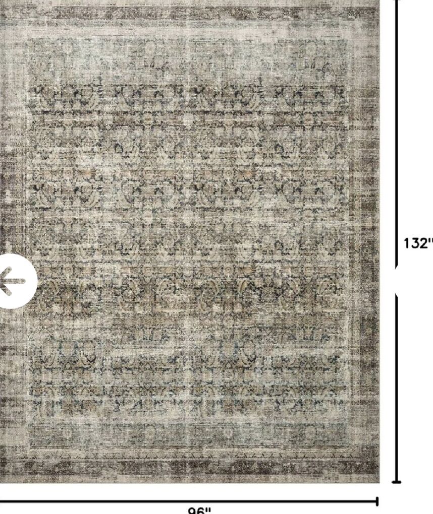 New! Loloi Morgan Area Rug 8 X 10 Vintage Style
