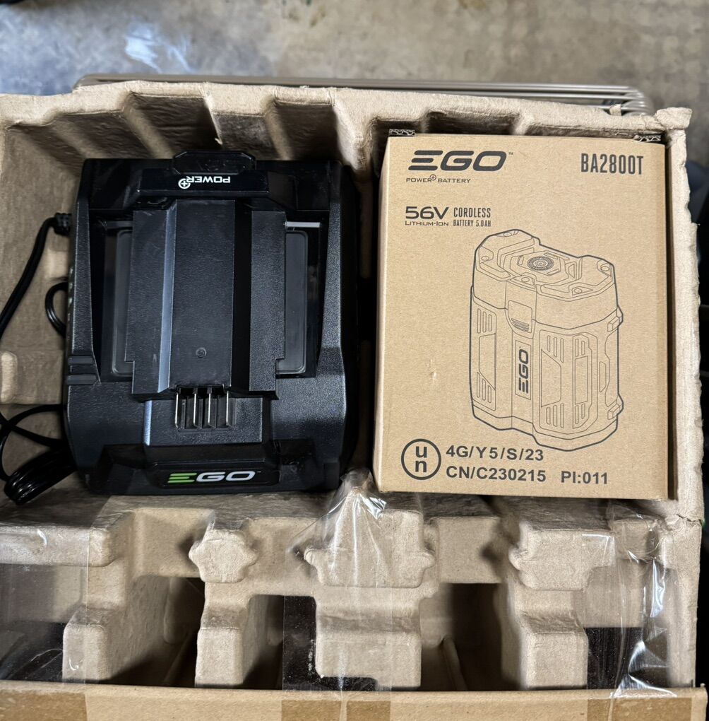 Brand new Ego Power+ 56V 5 Ah Battery And Charger