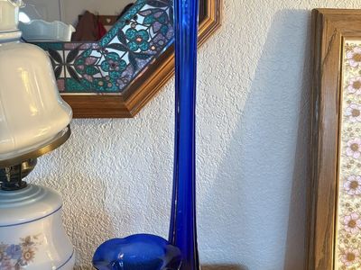 Cobalt blue vases