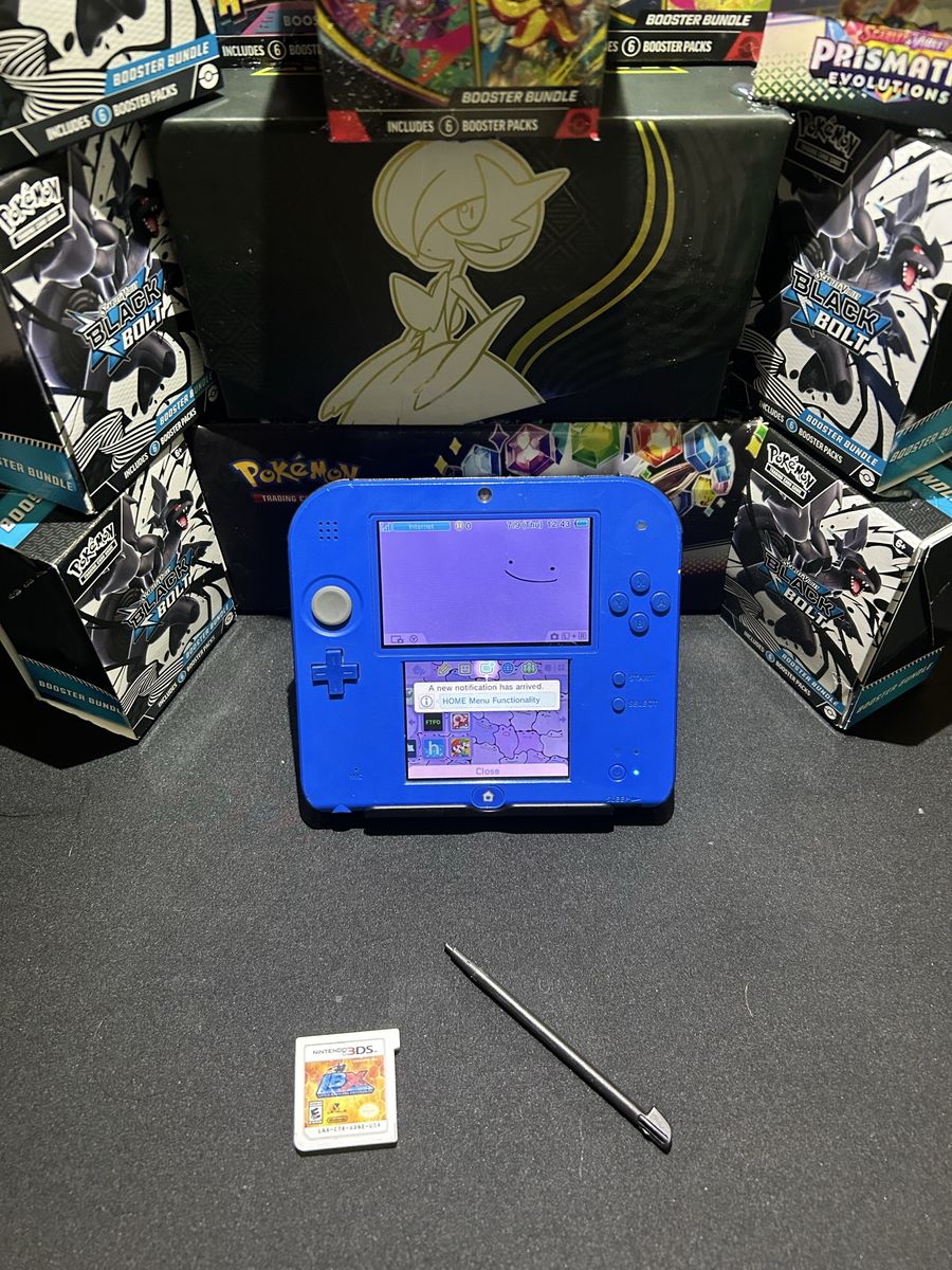 Modded Nintendo 2DS Blue & Black