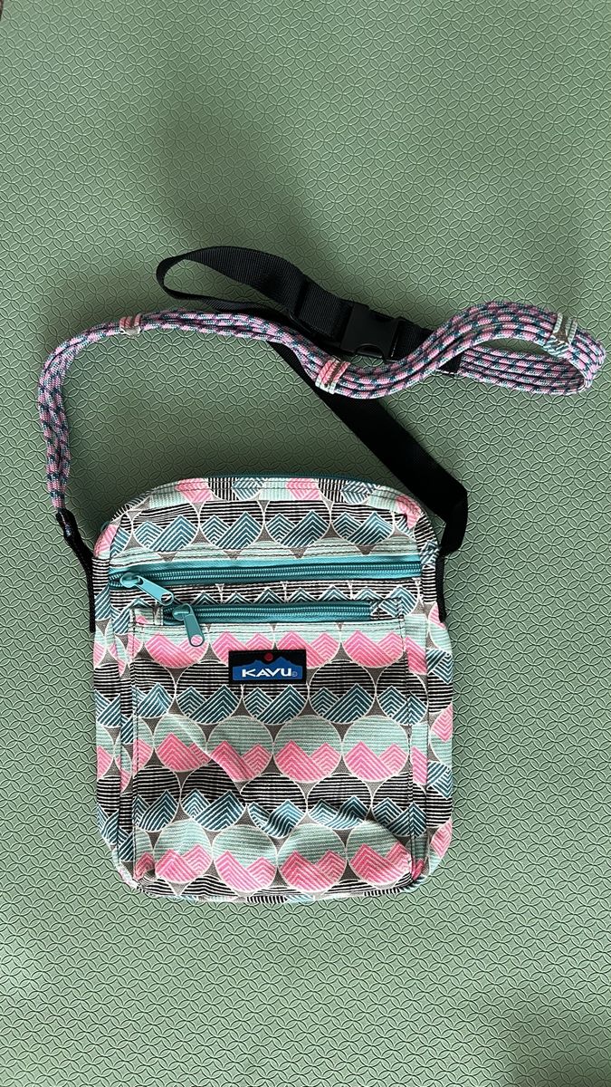 Kavu Multi-Pattern Crossbody Bag with Adjustable Rope Strap