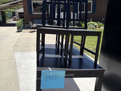 Compact IKEA table that can seat up to 8