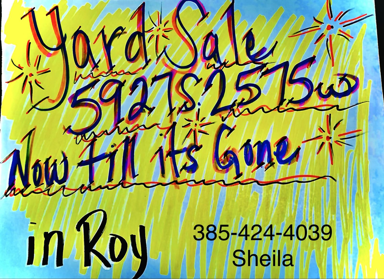 Yard Sale in Roy - Furniture, Baby Items, General Household Goods, Now Till It's Gone!