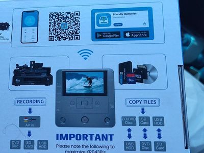ClariViews KR043B Multi-Function Media Recorder - Convert Tapes & Digital Files to DVD/USB/SD