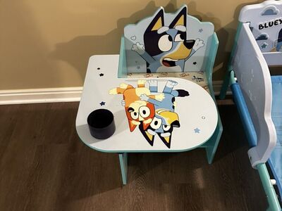 Bluey Desk And Toddler Bed