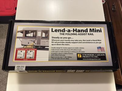 Stromberg Carlson lend-a-hand mini assist rail in black