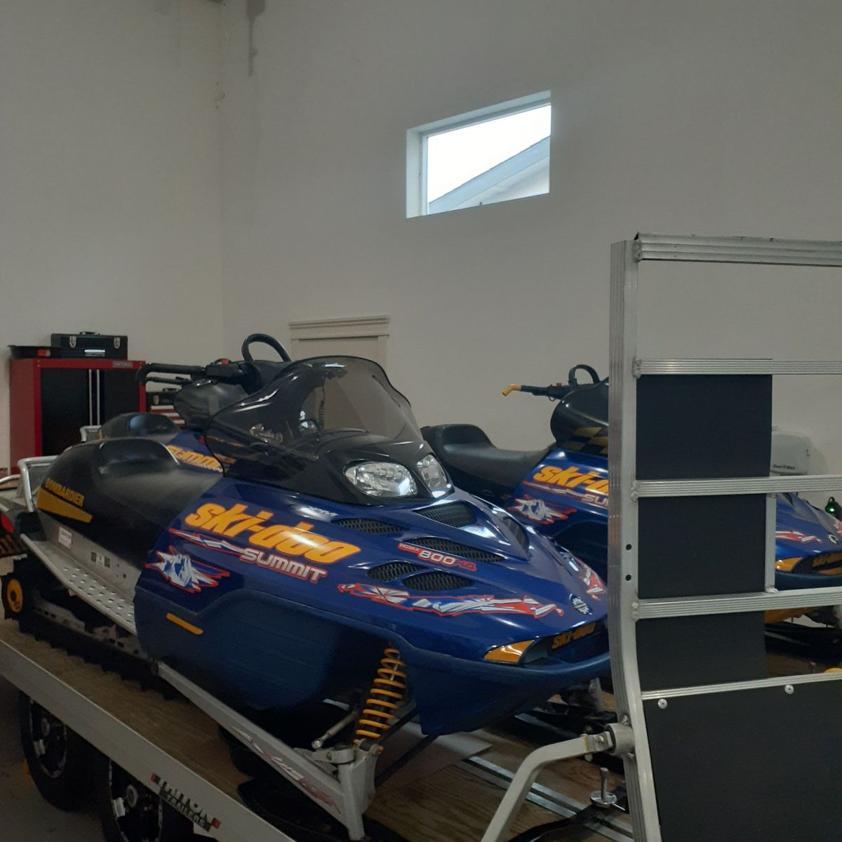 Three Ski-Doo Summit 800's