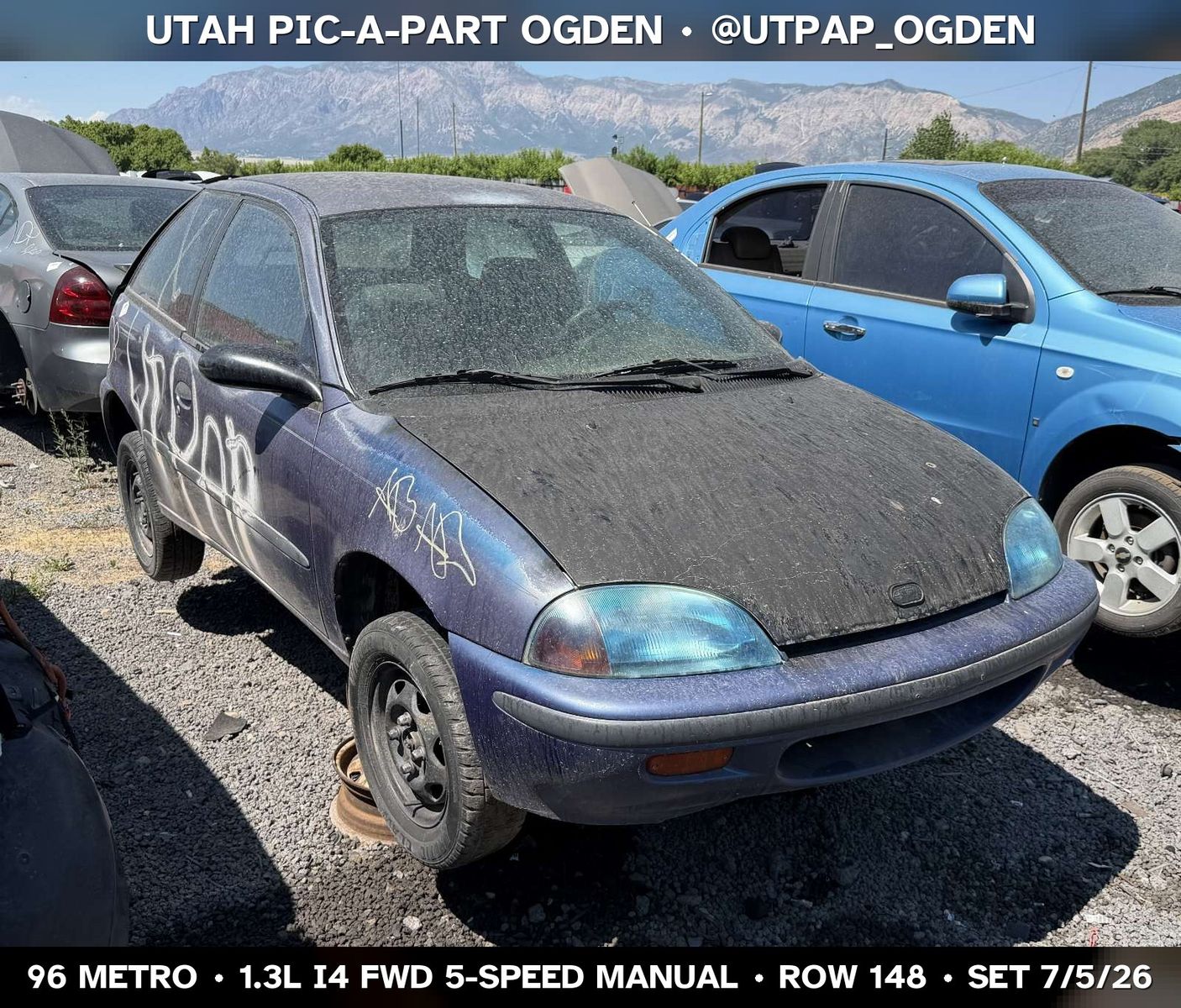 1996 Geo Metro Parts - UTPAP Ogden
