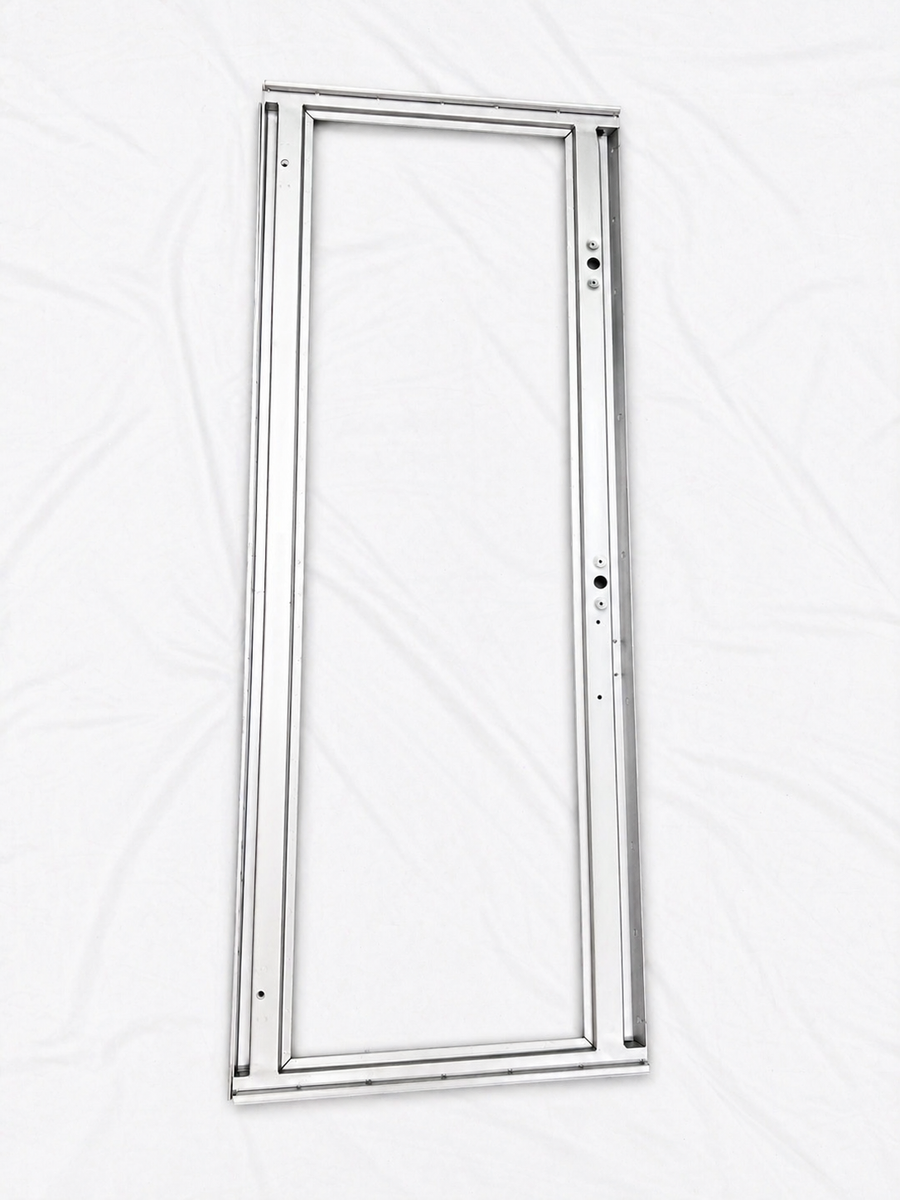Goldenstar '66-77 Bronco Windshield Frame No Hinges Silver