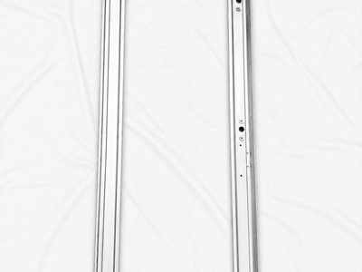 Goldenstar '66-77 Bronco Windshield Frame No Hinges Silver