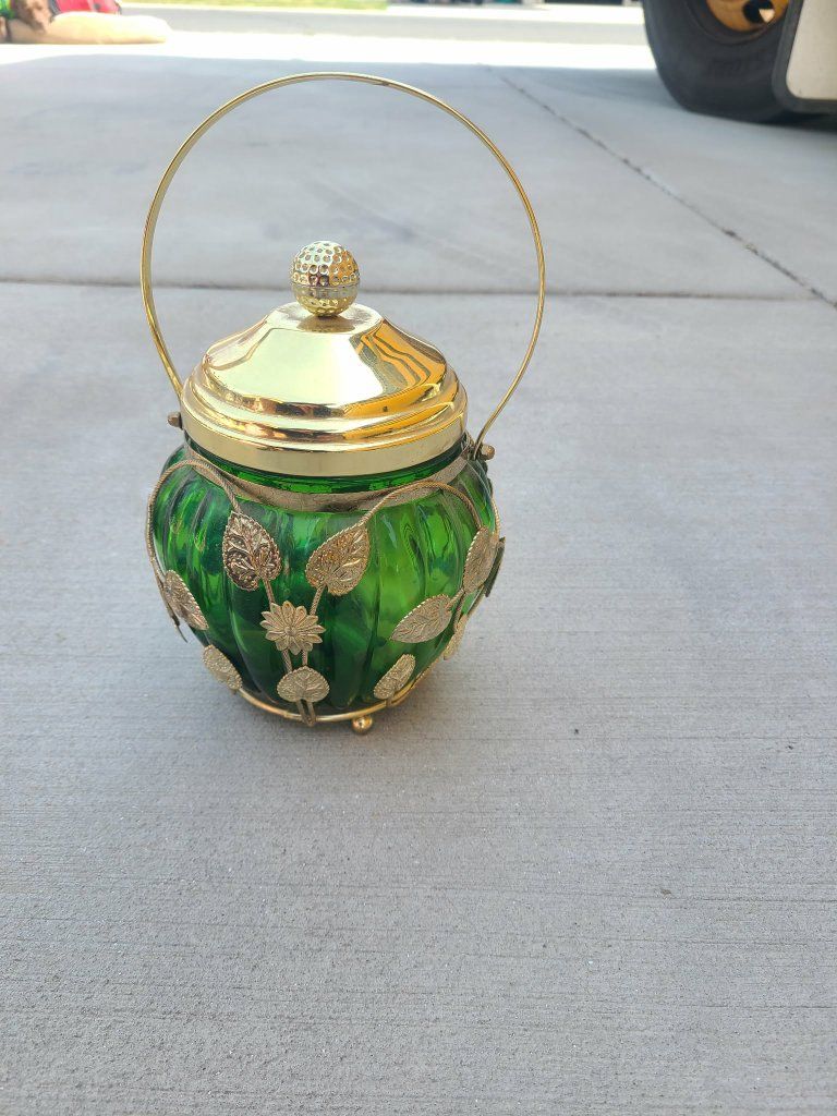 1970s vintage French musical jar