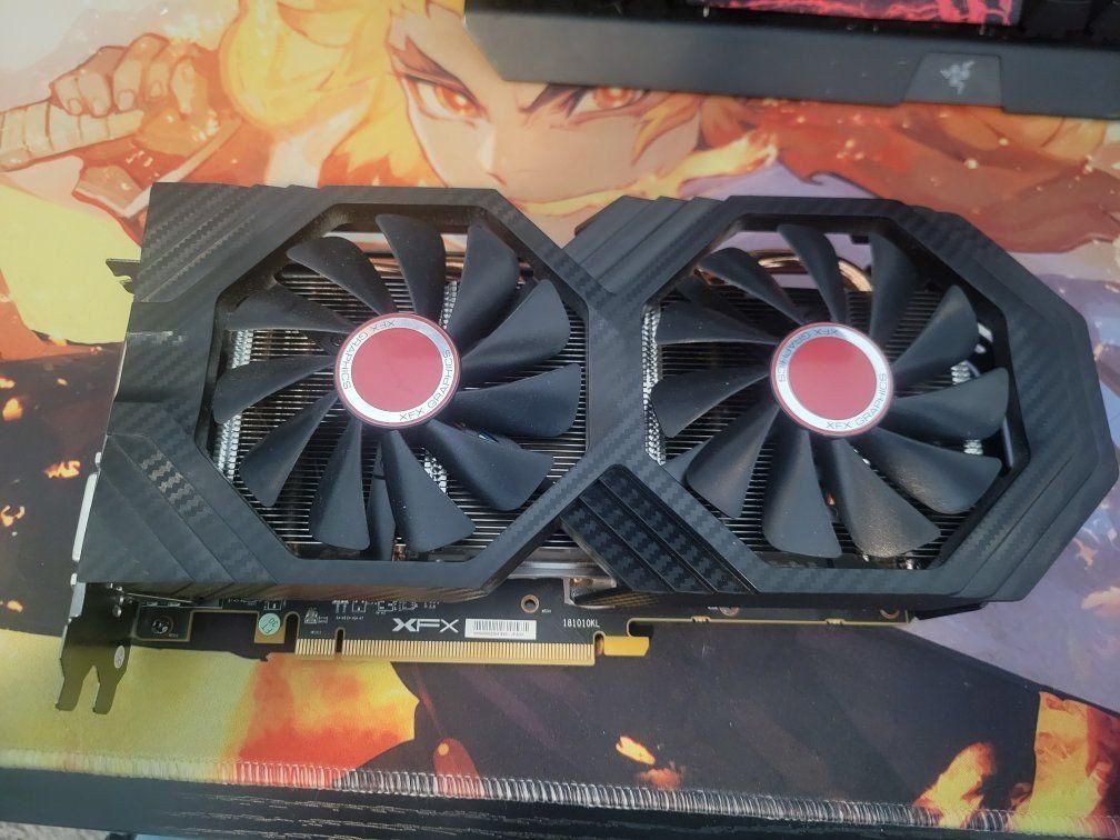 XFX Radeon RX 590 FATBOY 8GB GDDR5 Graphics Card - RX-590P8DFD6, HDMI, DVI