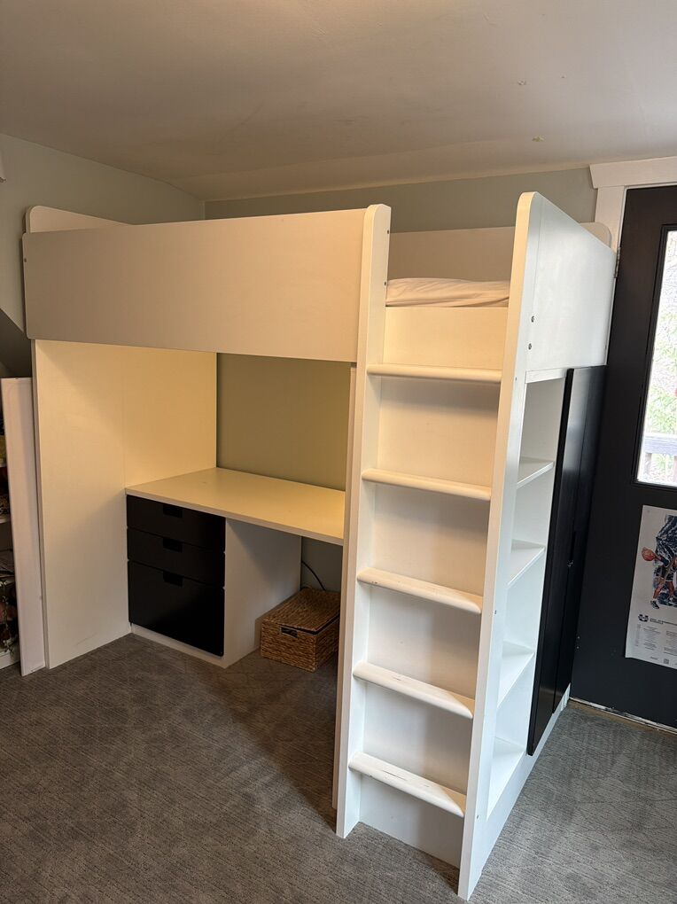 IKEA Loft Desk Bed (SMÅSTAD)