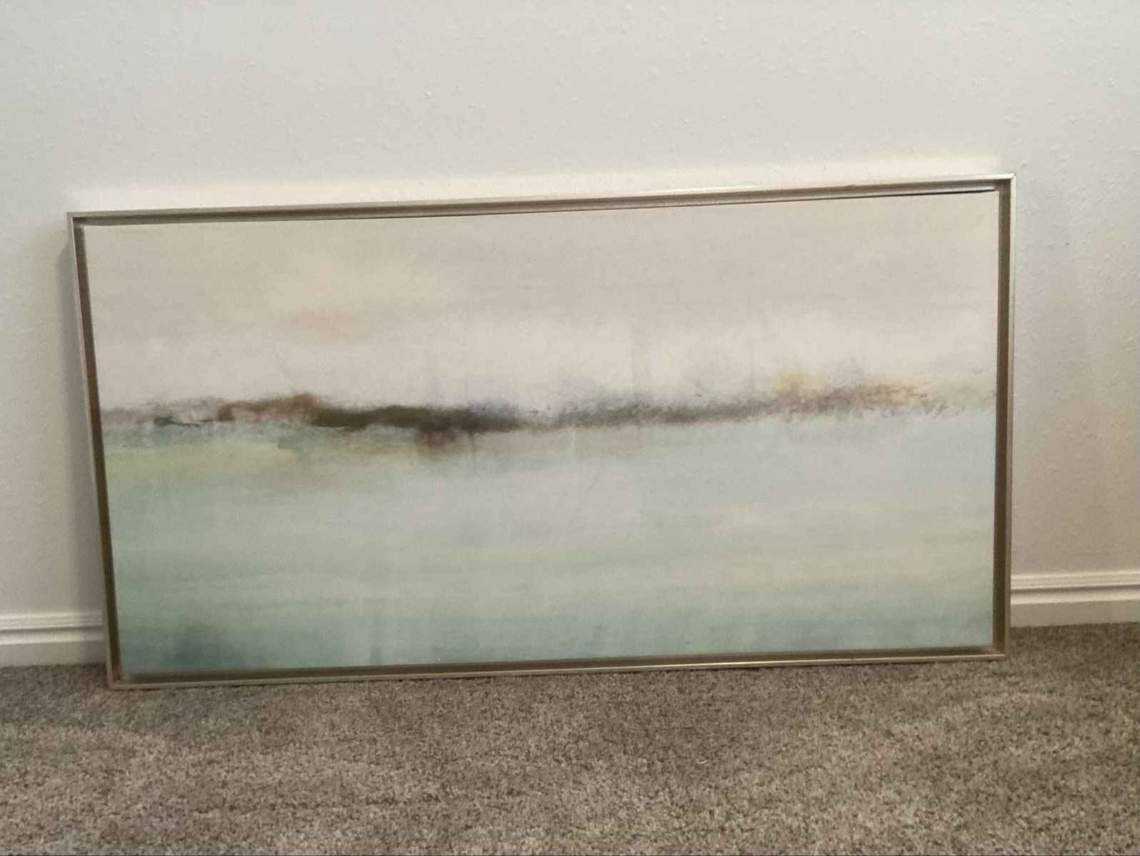 Modern framed art piece