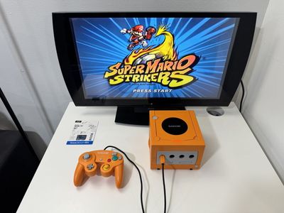 Nintendo Gamecube Orange Spicy / Modded W/ Games
