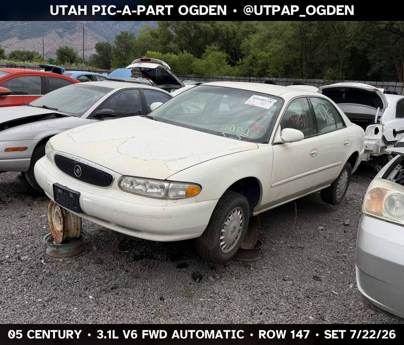 New Arrival - 2005 Buick Century Parts - UTPAP Ogden