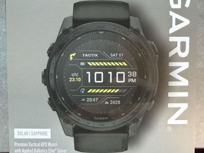 Garmin Tactix 8 Solar Elite, Sapphire, 51mm, Elite Ballistics Solver